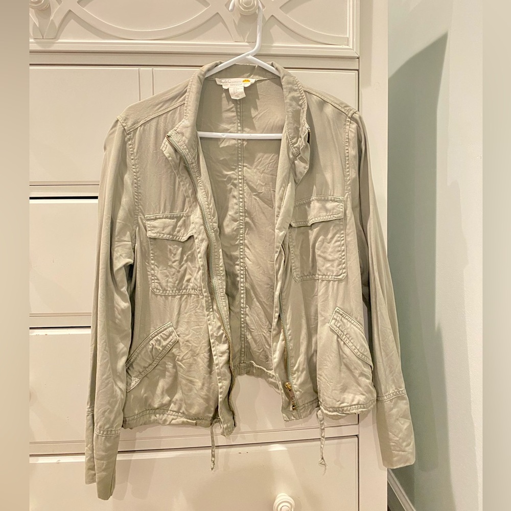 C&C California Women’s Cargo Jacket - Green